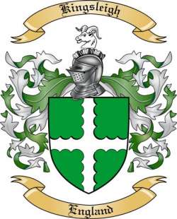 Kingsleigh Family Crest from England