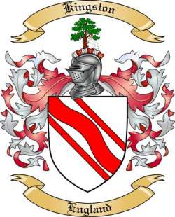 Kingston Family Crest from England