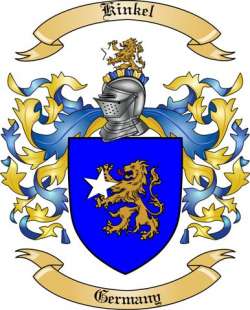 Kinkel Family Crest from Germany