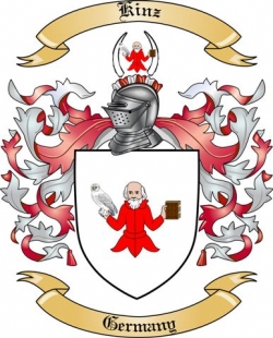 Kinz Family Crest from Germany