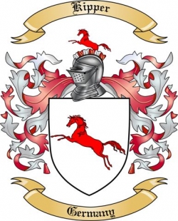 Kipper Family Crest from Germany