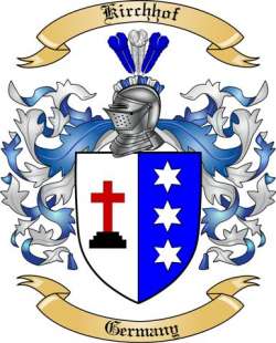 Kirchhof Family Crest from Germany