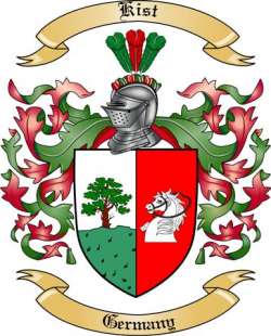 Kist Family Crest from Germany