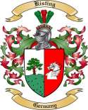 Kisting Family Crest from Germany