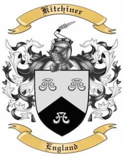 Kitchiner Family Crest from England