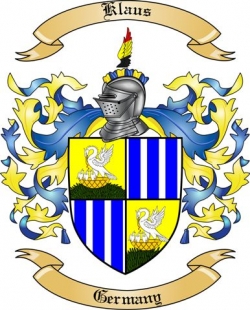 Klaus Family Crest from Germany