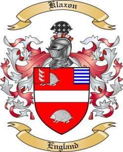 Klaxon Family Crest from England