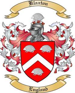 Klaxton Family Crest from England2