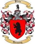 Klein Family Crest from Germany