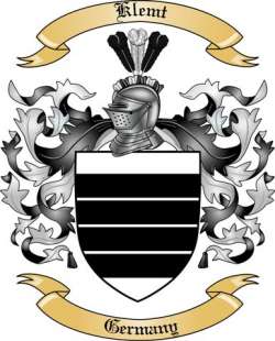 Klemt Family Crest from Germany