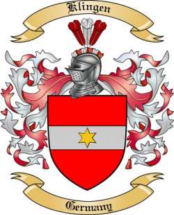 Klingen Family Crest from Germany