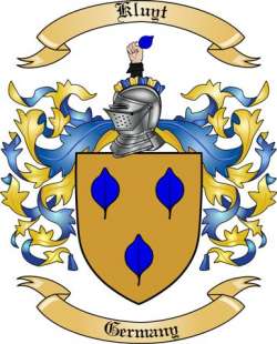 Kluyt Family Crest from Germany