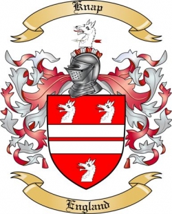 Knap Family Crest from England