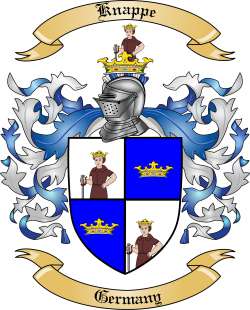 Knappe Family Crest from Germany