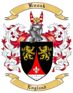Knoak Family Crest from England