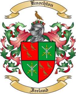 Knochton Family Crest from Ireland