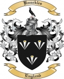 Knuckles Family Crest from England2