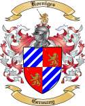 Koeniges Family Crest from Germany