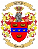 Konrads Family Crest from Germany