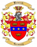 Konred Family Crest from Germany