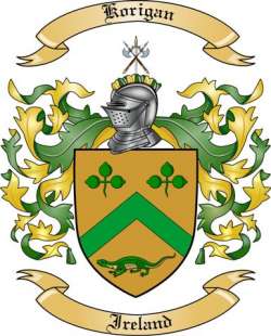 Korigan Family Crest from Ireland