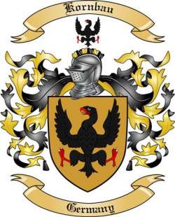 Kornbau Family Crest from Germany