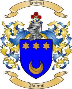 Kowal Family Crest from Poland2