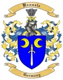 Kranzle Family Crest from Germany