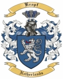 Krapf Family Crest from Netherlands