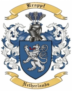 Krappf Family Crest from Netherlands