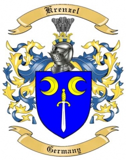 Krenzel Family Crest from Germany