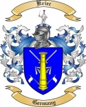 Kriec Family Crest from Germany