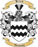 Krieck Family Crest from Germany2