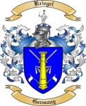 Kriegel Family Crest from Germany