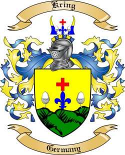 Kring Family Crest from Germany