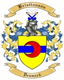 Kristianson Family Crest from Denmark