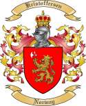 Kristoffersen Family Crest from Norway