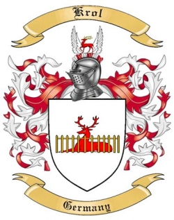 Krol Family Crest from Germany