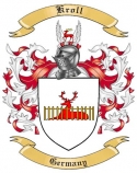 Kroll Family Crest from Germany