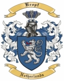 Kropf Family Crest from Netherlands