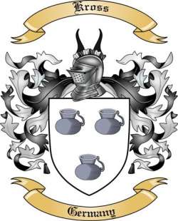 Kross Family Crest from Germany
