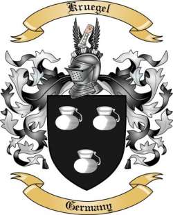 Kruegel Family Crest from Germany