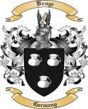 Kruge Family Crest from Germany