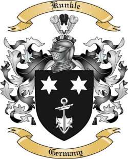 Kunkle Family Crest from Germany2