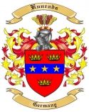 Kunrads Family Crest from Germany