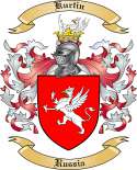 Kurtin Family Crest from Russia