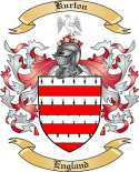Kurton Family Crest from England