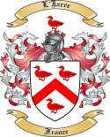 L'Jarre Family Crest from France2