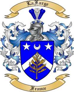 LaFarge Family Crest from France