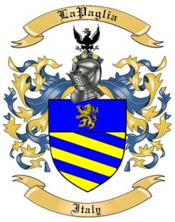 LaPaglia Family Crest from Italy